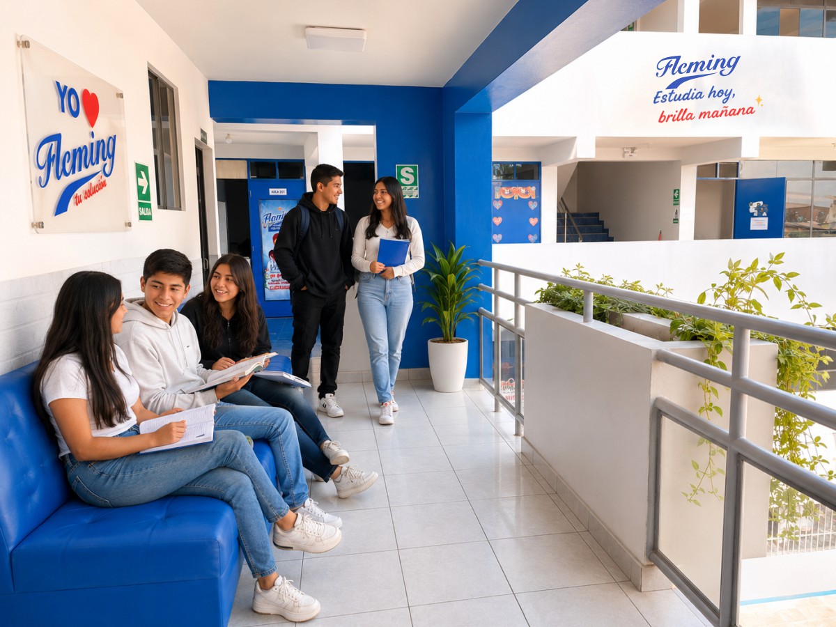 Pabellón principal Academia Fleming Tacna